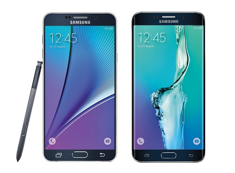 Samsung Galaxy Note 5 и S6 edge+ показались на пресс-рендерах