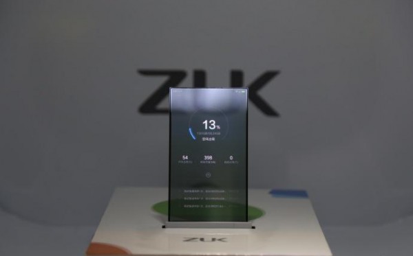 ZUK показала рабочий прототип смартфона с прозрачным экраном