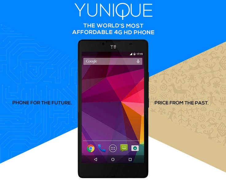 Анонсы: Micromax Yu Yunique – доступный смартфон с HD-дисплеем и LTE