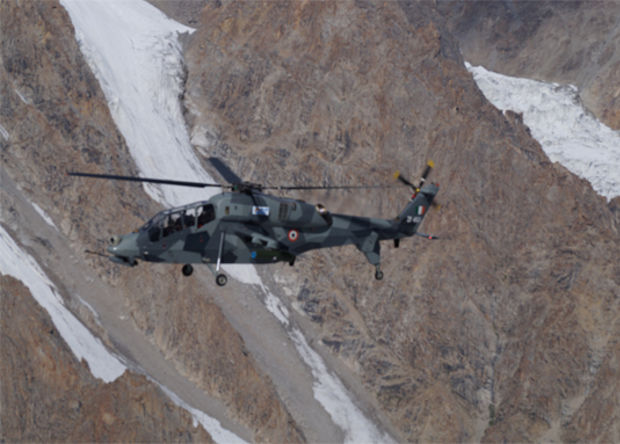 Индийский ударный вертолет испытали в горах