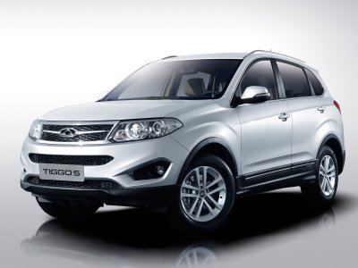 Появились новые снимки обновлённого кроссовера Chery Tiggo 5