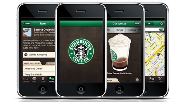 Starbucks запустила в США мобильное приложение по предзаказу кофе