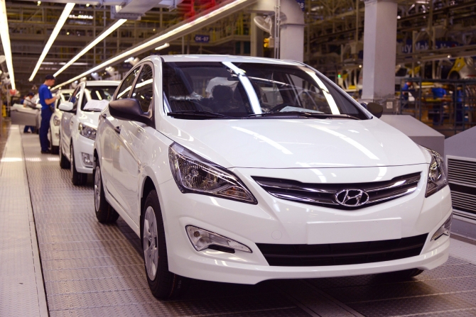 Петербургский завод Hyundai за 9 месяцев снизил производство на 5%