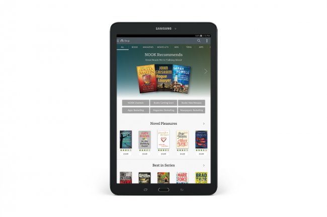 Samsung и Barnes & Noble выпустили совместный планшет Galaxy Tab E Nook