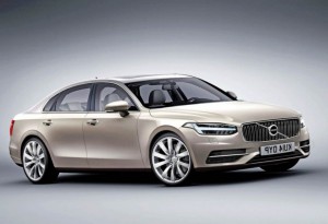 Независимый рендер нового седана Volvo S90 появился в сети